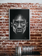 Load image into Gallery viewer, Reverse Scribble of Kobe Bryant