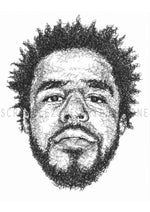 Load image into Gallery viewer, Scribbled J. Cole