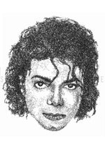 Lade das Bild in den Galerie-Viewer, Scribbled Michael Jackson