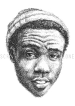 Lade das Bild in den Galerie-Viewer, Scribbled Childish Gambino
