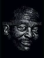 Load image into Gallery viewer, B. B. King Portrait von Scribblezone