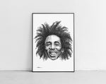 Lade das Bild in den Galerie-Viewer, Scribbled Bob Marley