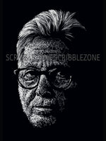 Load image into Gallery viewer, Eric Clapton Porträt von der Künstlerin Marilena Hamm alias Scribblezone