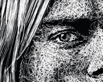 Load image into Gallery viewer, Kurt Cobain Porträt von der Künstlerin Marilena Hamm alias Scribblezone