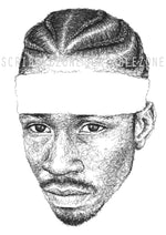 Lade das Bild in den Galerie-Viewer, Scribbled Allen Iverson