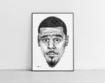 Load image into Gallery viewer, Scribbled J. Cole