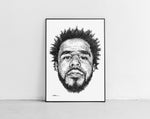 Load image into Gallery viewer, Scribbled J. Cole