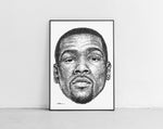 Lade das Bild in den Galerie-Viewer, Scribbled Kevin Durant