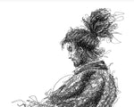 Load image into Gallery viewer, Miyamoto Musashi Porträt von der Künstlerin Marilena Hamm alias Scribblezone