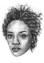Load image into Gallery viewer, Scribbled Rihanna