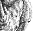 Load image into Gallery viewer, Scribbled Rhinoceros