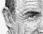 Lade das Bild in den Galerie-Viewer, Sean Connery Porträt von der Künstlerin Marilena Hamm alias Scribblezone