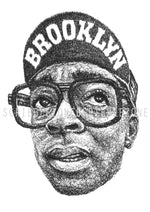 Load image into Gallery viewer, Spike Lee Porträt von der Künstlerin Marilena Hamm alias Scribblezone