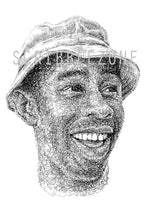 Load image into Gallery viewer, Tyler The Creator Portrait der Künstlerin Marilena Hamm alias Scribblezone, im unversechselbaren Scribble-Stil gezeichnet, mit Wasserzeichen.