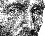 Load image into Gallery viewer, Vincent Van Gogh Porträt von der Künstlerin Marilena Hamm alias Scribblezone