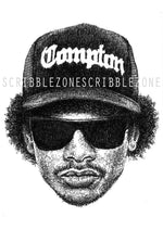 Lade das Bild in den Galerie-Viewer, Scribbled Eazy E