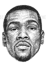 Lade das Bild in den Galerie-Viewer, Scribbled Kevin Durant