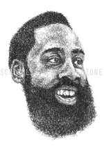Lade das Bild in den Galerie-Viewer, Scribbled James Harden