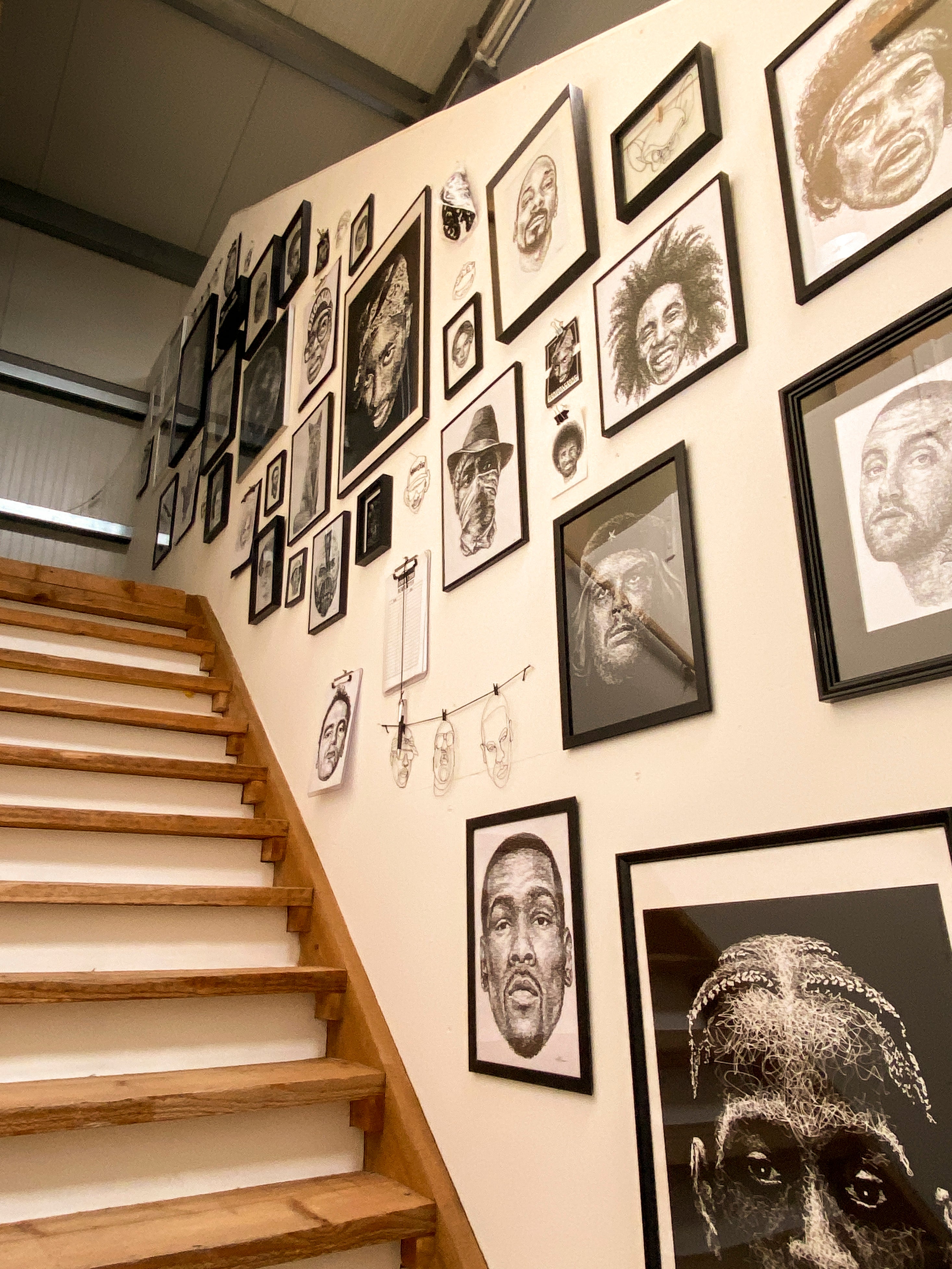 Atelierausstellung der Künstlerin Marilena Hamm alias Scribblezone 2022