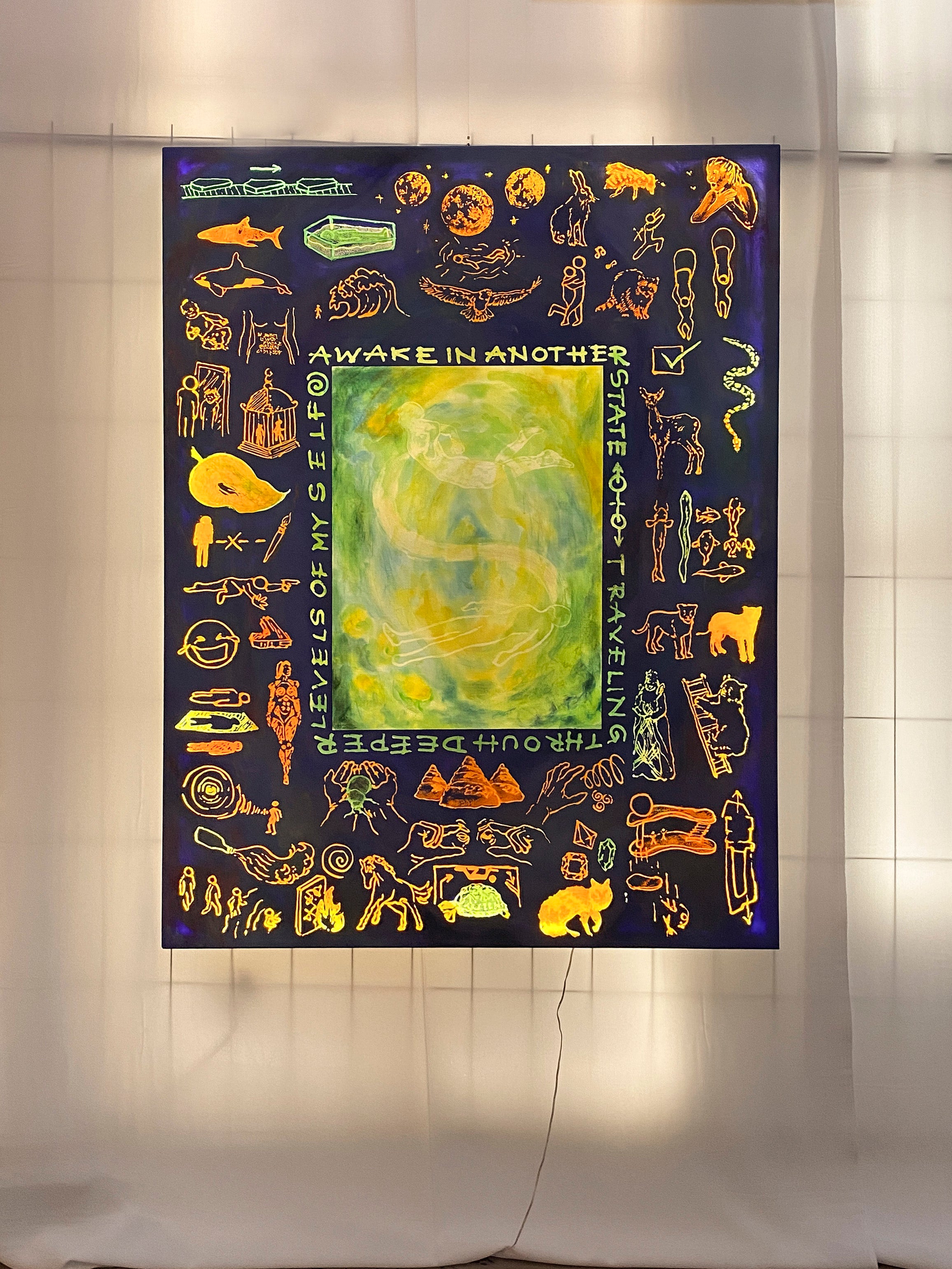 Atelierausstellung der Künstlerin Marilena Hamm alias Scribblezone 2022