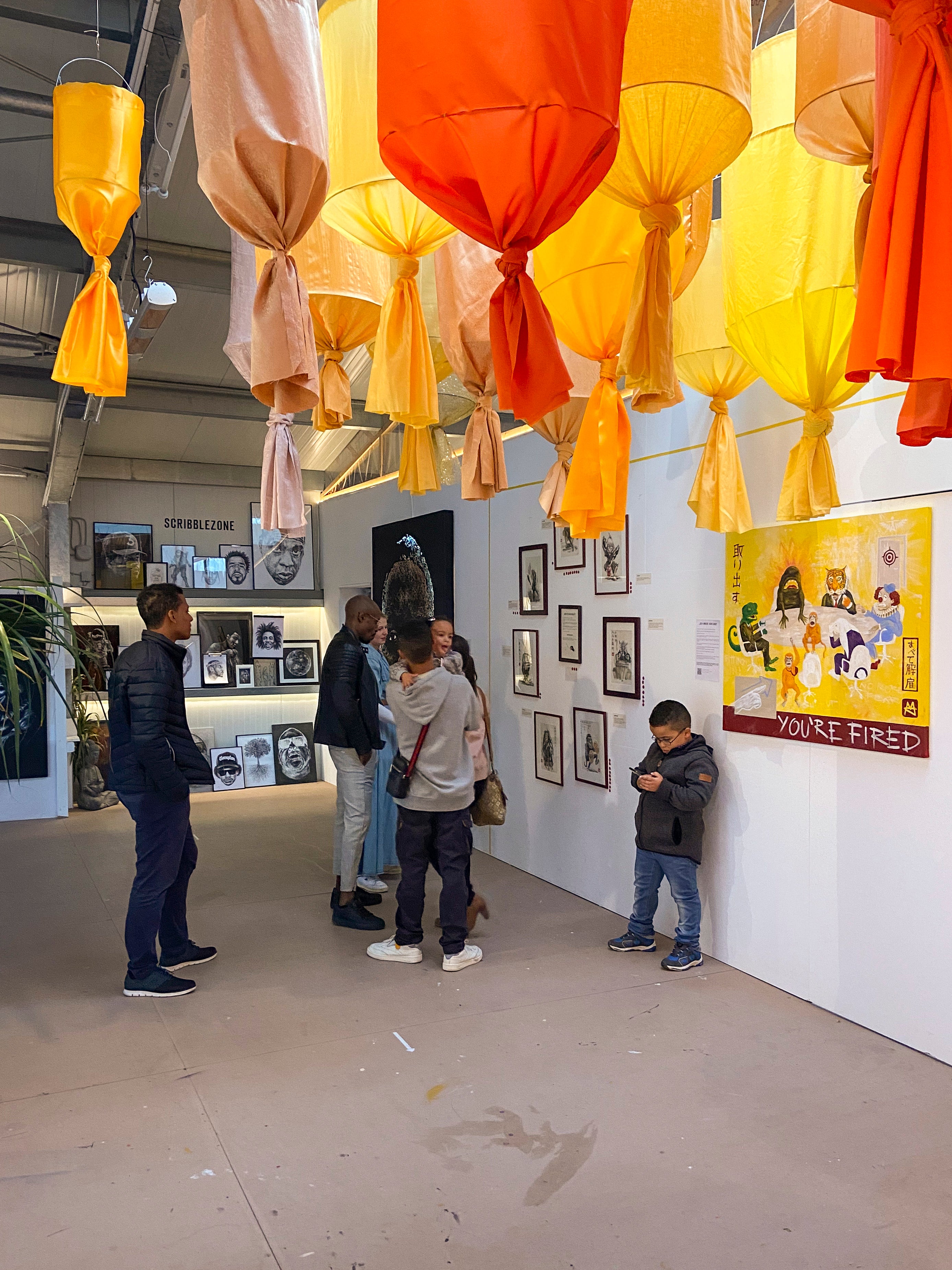 Atelierausstellung der Künstlerin Marilena Hamm alias Scribblezone 2022