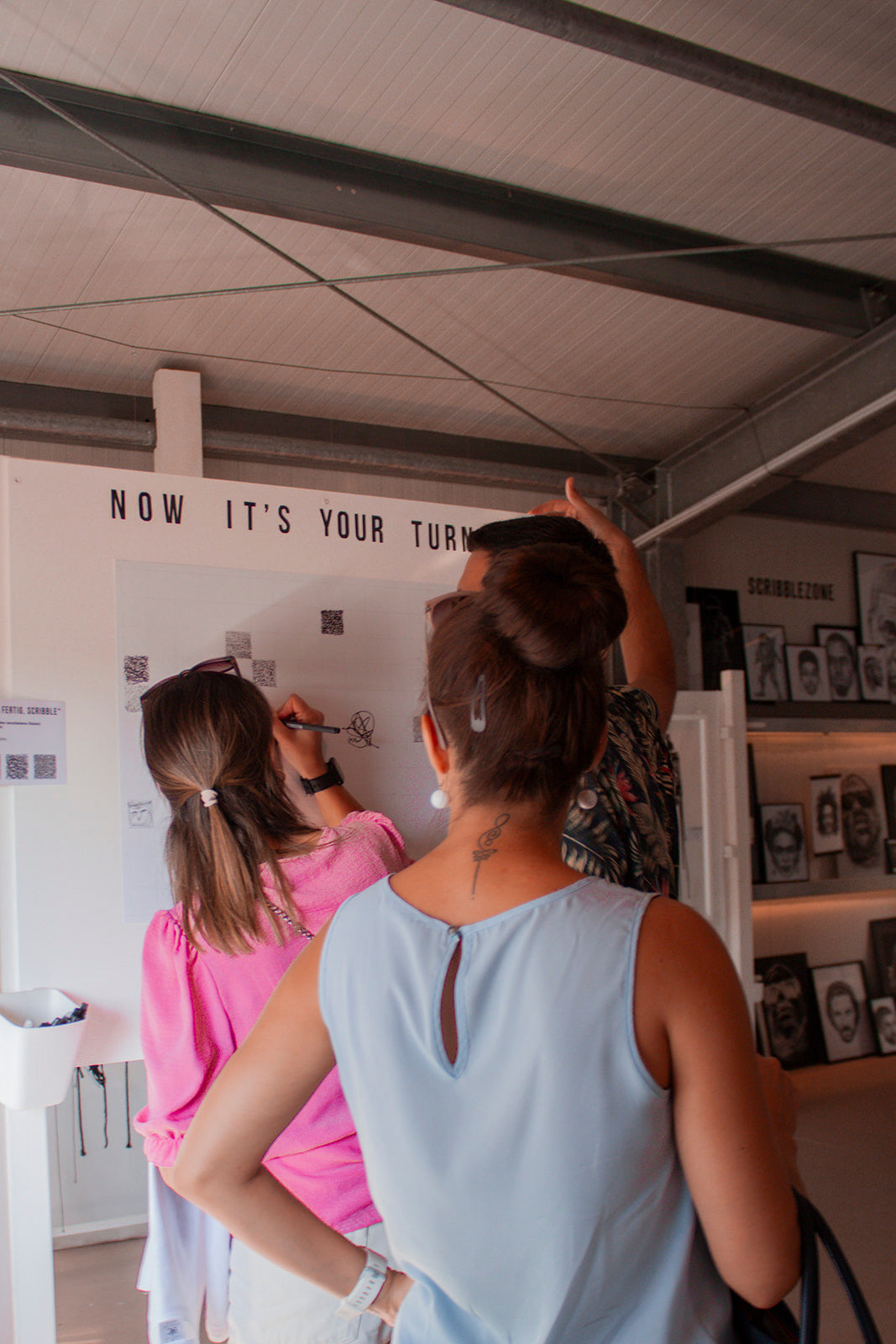 Atelierausstellung der Künstlerin Marilena Hamm alias Scribblezone 2022