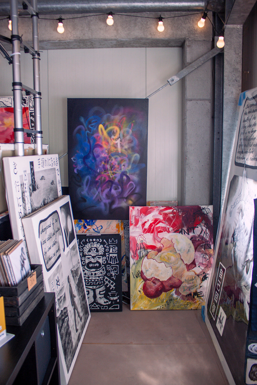 Atelierausstellung der Künstlerin Marilena Hamm alias Scribblezone 2022