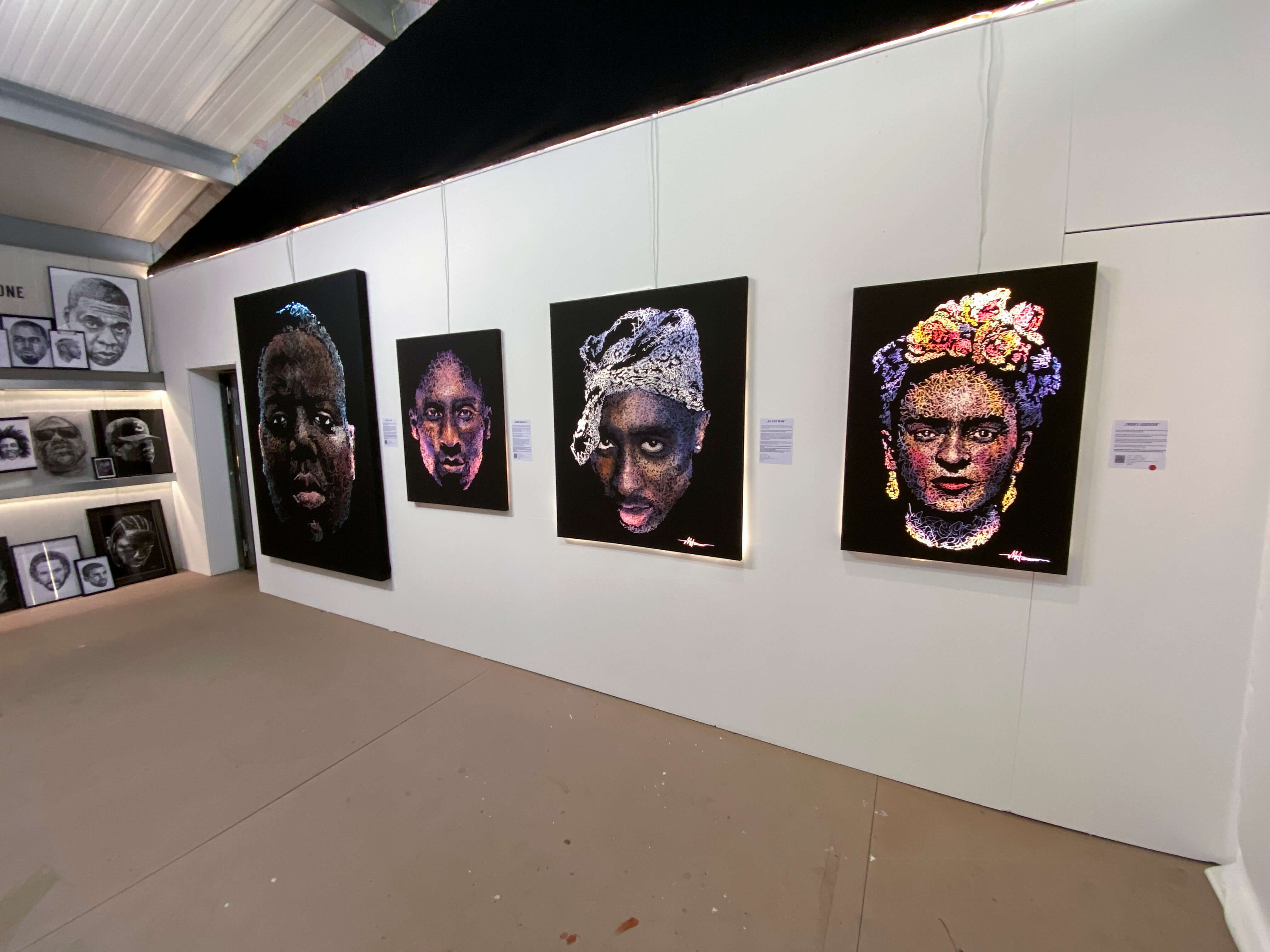 Atelierausstellung der Künstlerin Marilena Hamm alias Scribblezone 2022