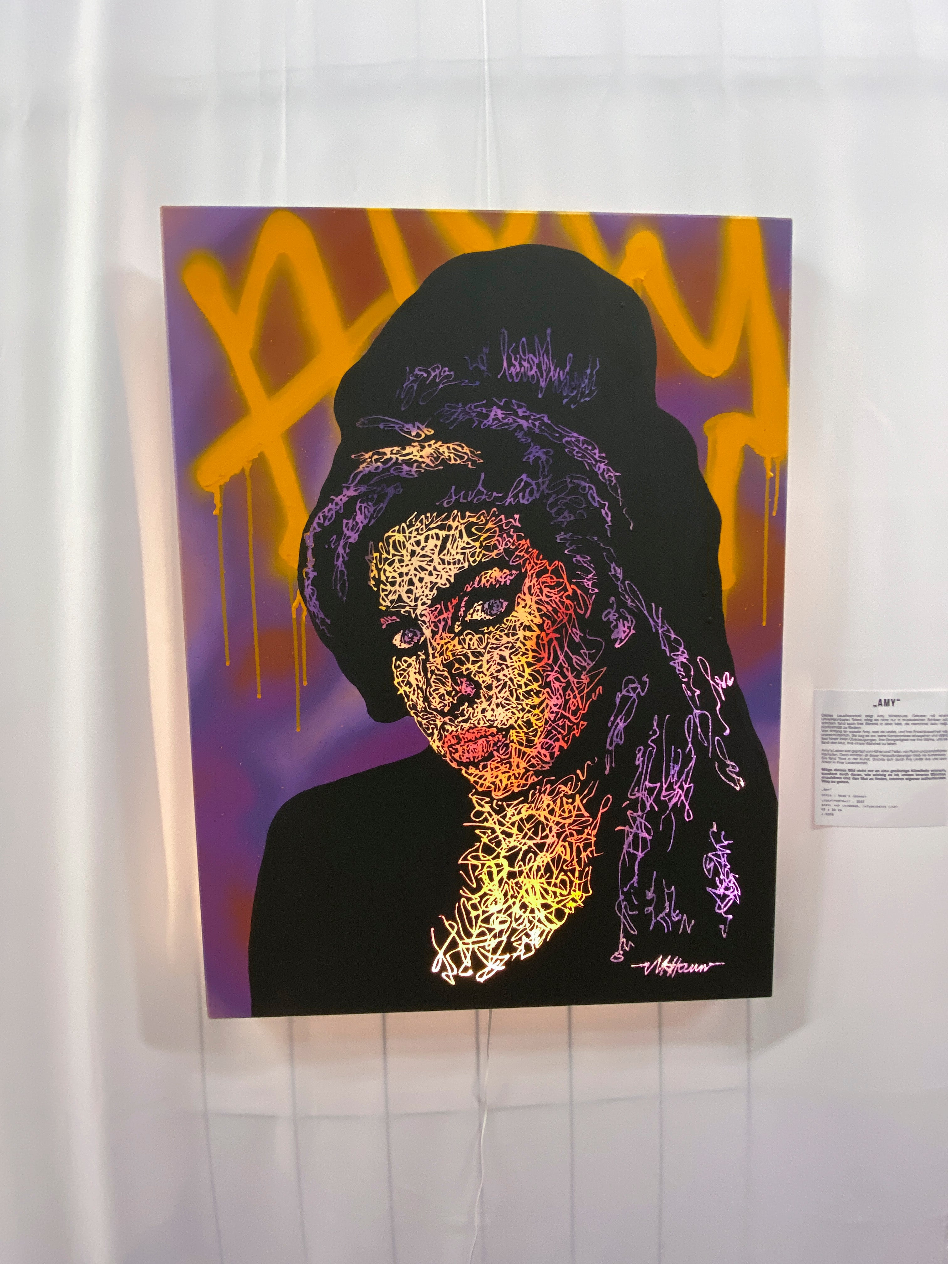 Atelierausstellung der Künstlerin Marilena Hamm alias Scribblezone 2022