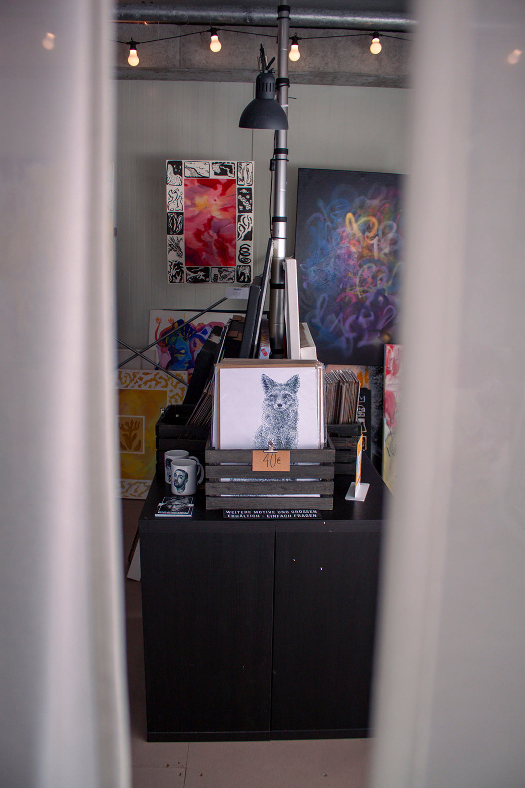 Atelierausstellung der Künstlerin Marilena Hamm alias Scribblezone 2022