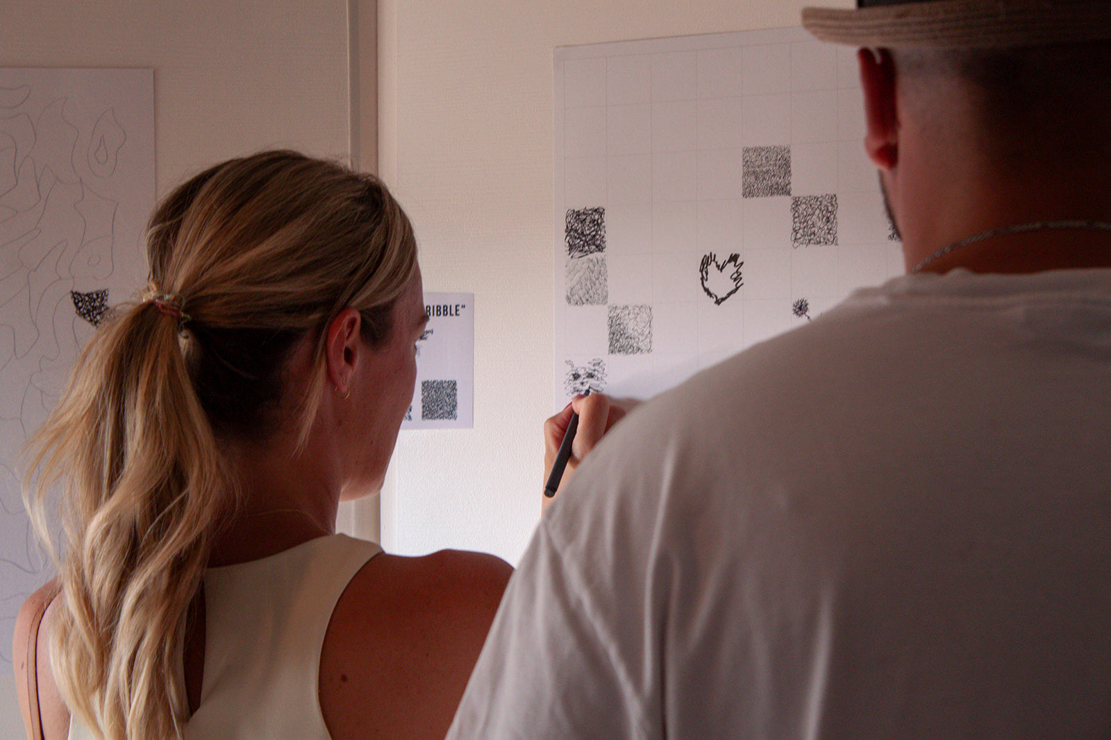 Atelierausstellung der Künstlerin Marilena Hamm alias Scribblezone 2022