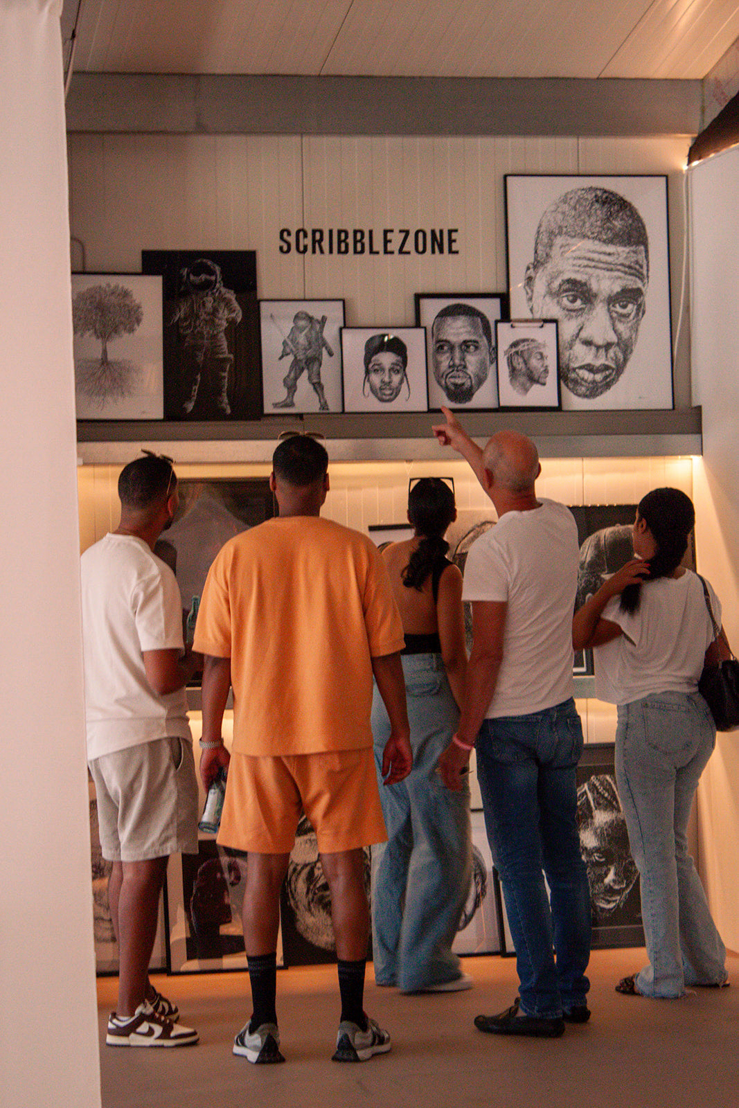 Atelierausstellung der Künstlerin Marilena Hamm alias Scribblezone 2022