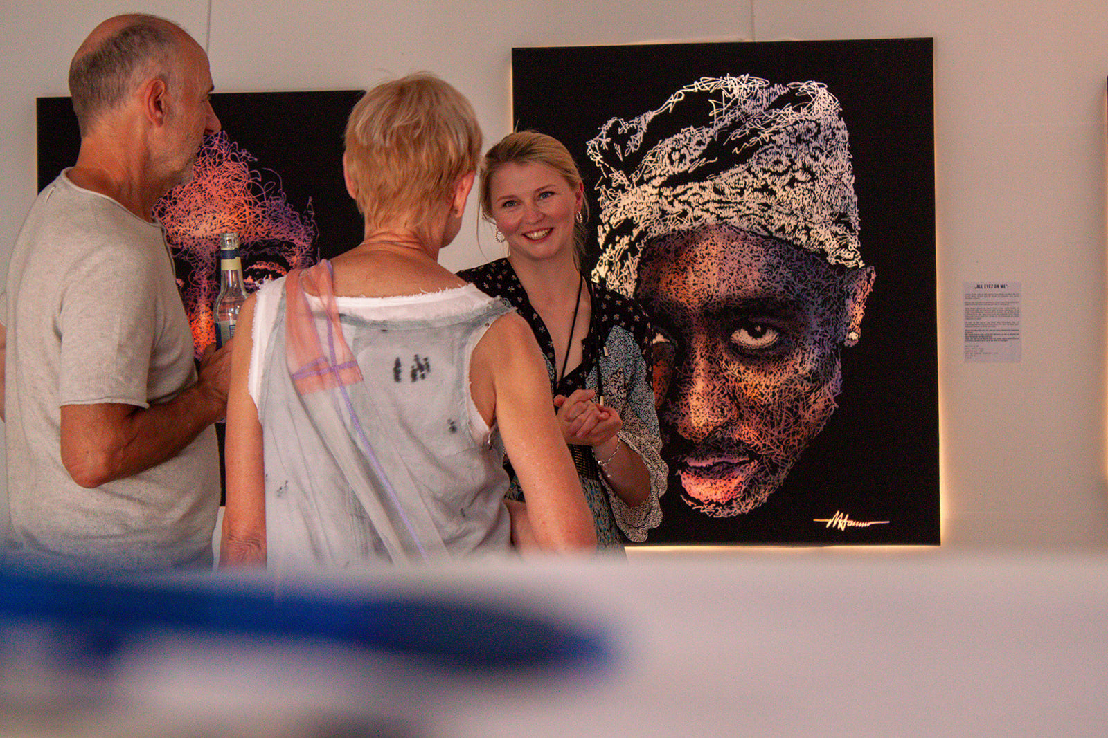 Atelierausstellung der Künstlerin Marilena Hamm alias Scribblezone 2022