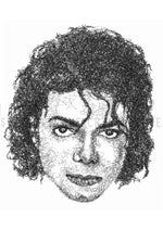Load image into Gallery viewer, Scribbled Michael Jackson
