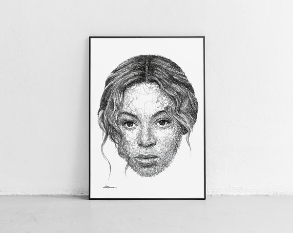 Beyonce Pencil Drawings Attempted To Draw Beyonce Without Tracing.