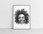 Load image into Gallery viewer, Scribbled Bob Marley
