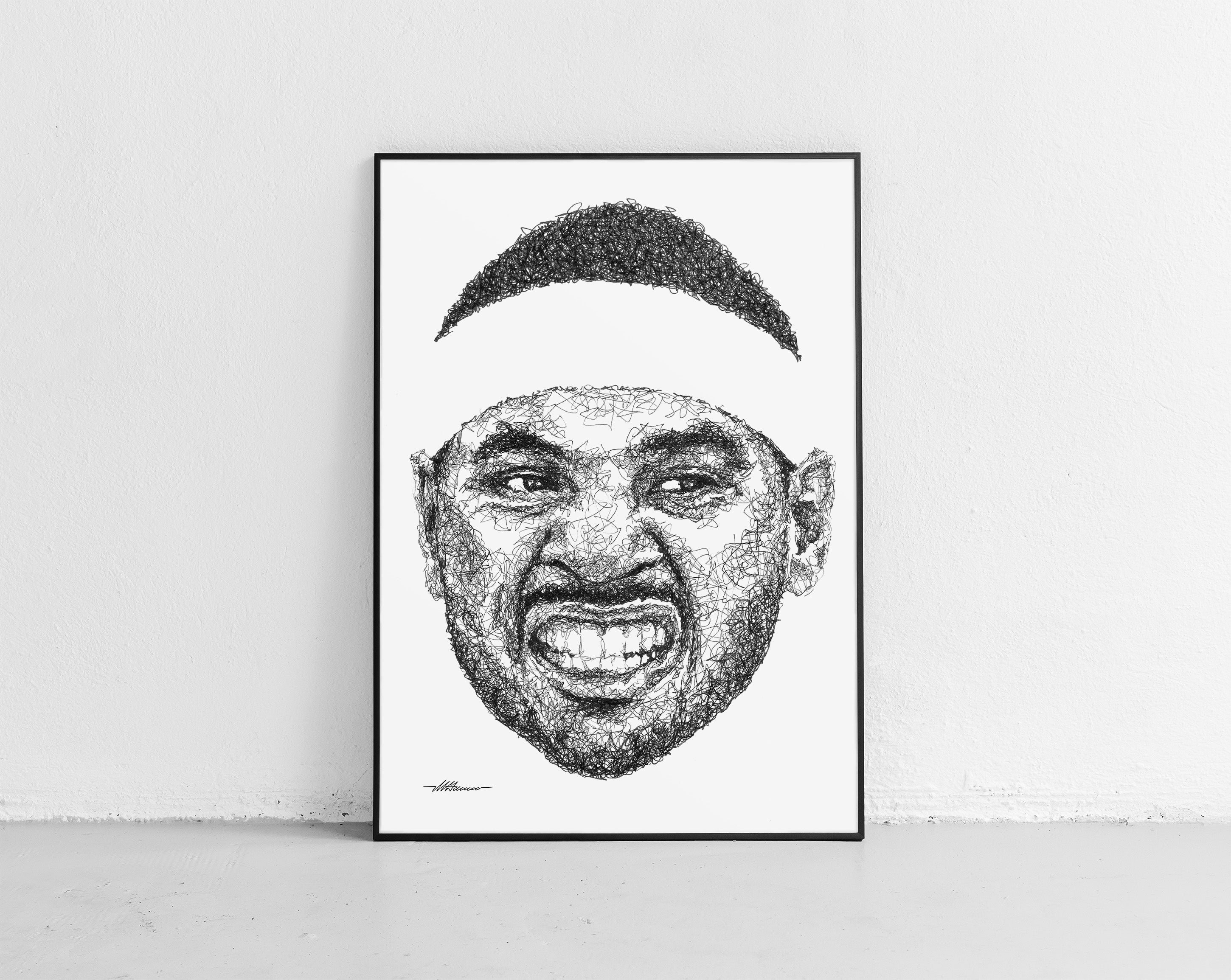 Scribbled Carmelo Anthony