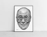 Lade das Bild in den Galerie-Viewer, Scribbled Dalai Lama
