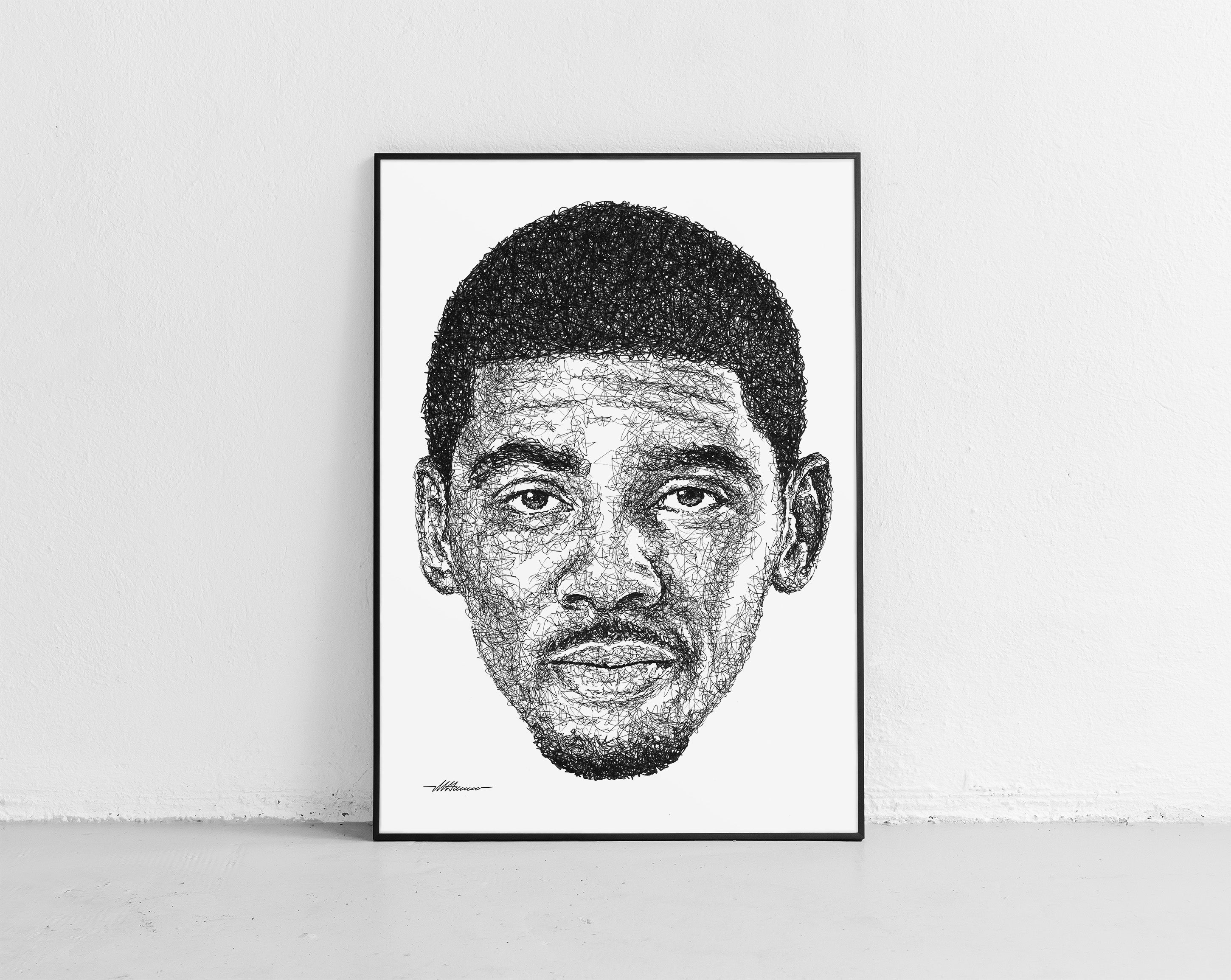 Scribbled Kyrie Irving