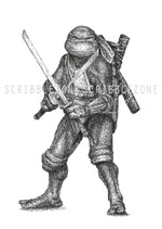 Lade das Bild in den Galerie-Viewer, Scribbled Leonardo (Teenage Mutant Ninja Turtles)
