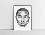 Lade das Bild in den Galerie-Viewer, Scribbled Pharrell Williams
