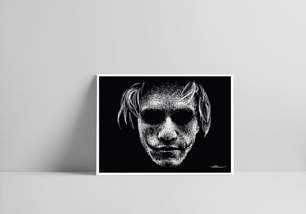 Joker Porträt von der Künstlerin Marilena Hamm alias Scribblezone
