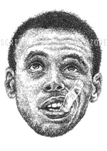 Load image into Gallery viewer, Scribbled Stephan Curry
