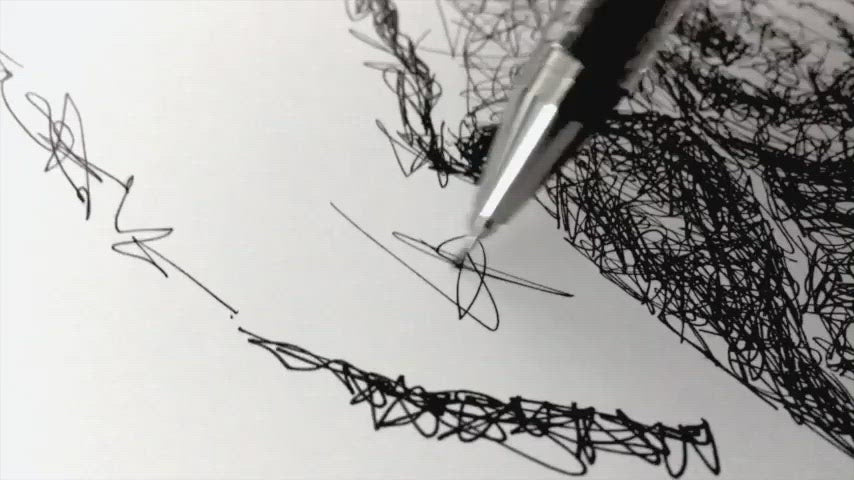Zeichenprozess von Marilena Hamm alias Scribblezone und ihremunverwechselbaren Scribble-Stil